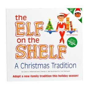 The Elf on the Shelf: A Christmas Tradition – Scout Elf with Brown Eyes, Storybook, Keepsake Box & Adoption Certificate
