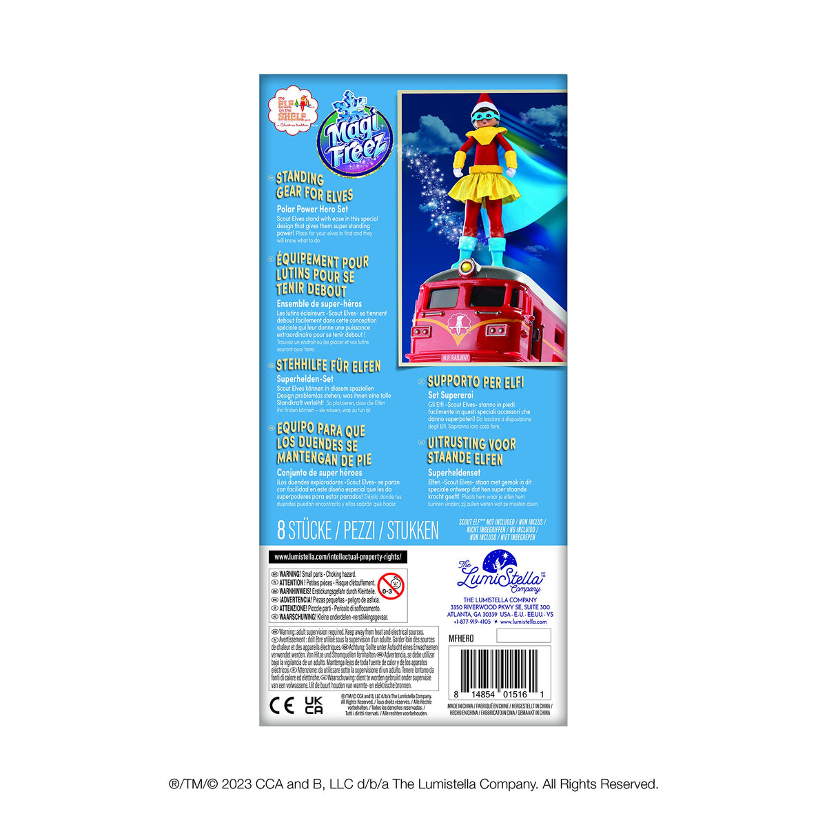 MagiFreez Polar Power Hero Accessory Set for The Elf on the Shelf – Help Your Scout Elf Discover a Super Hero Within