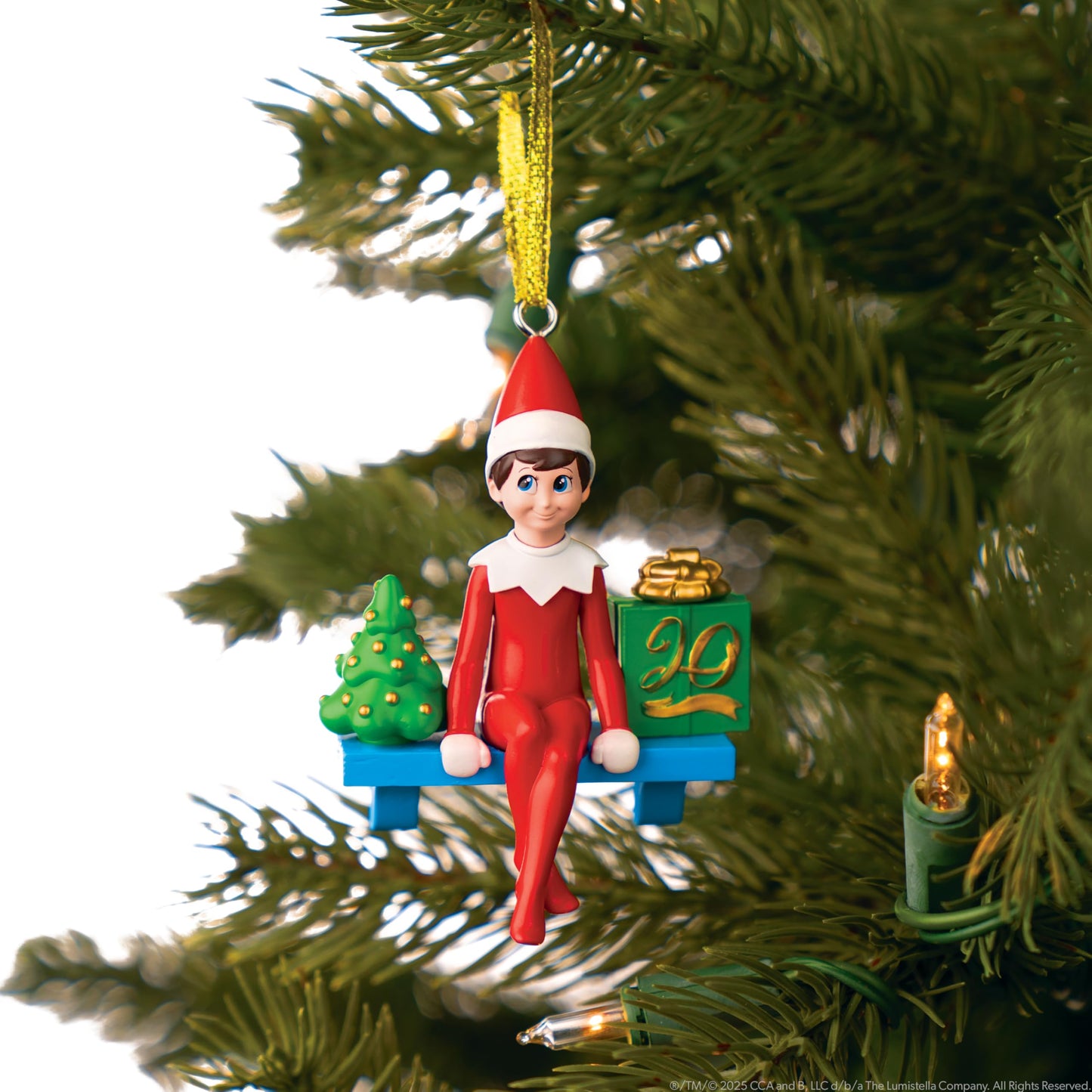 The Elf on the Shelf: 20th Anniversary Limited Edition Box Set – Posable Scout Elf, Storybook, Keepsake, Loungewear & Ornament