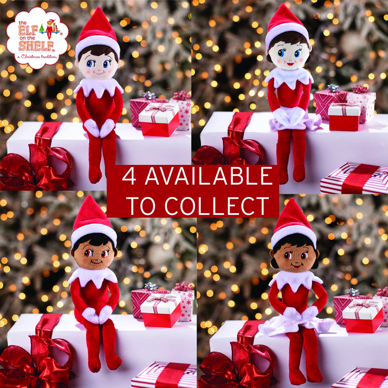 The Elf on the Shelf Plushee Pals Snuggler 12-Inch Girl | Soft Plush Elf Companion