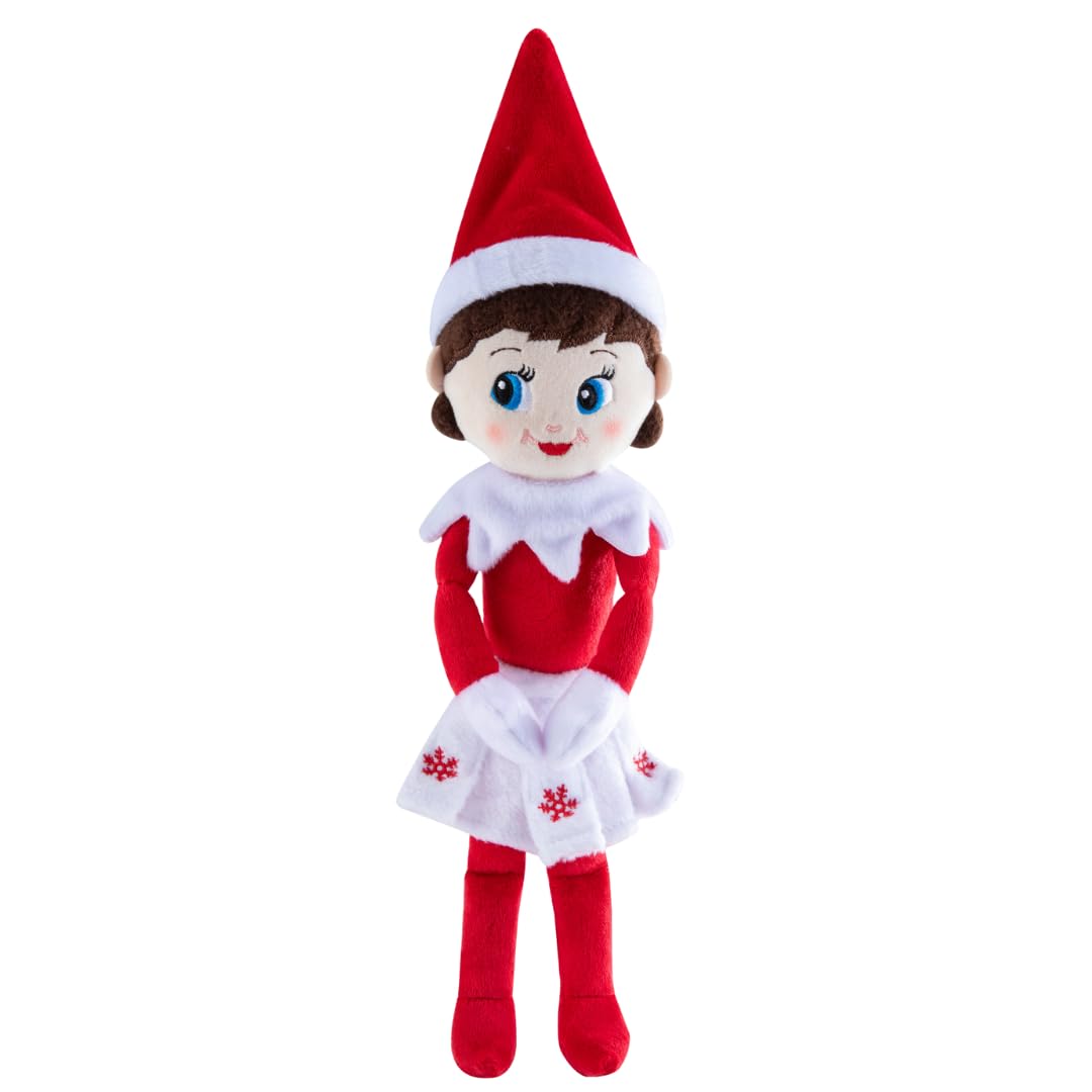 The Elf on the Shelf Plushee Pals Snuggler 12-Inch Girl | Soft Plush Elf Companion
