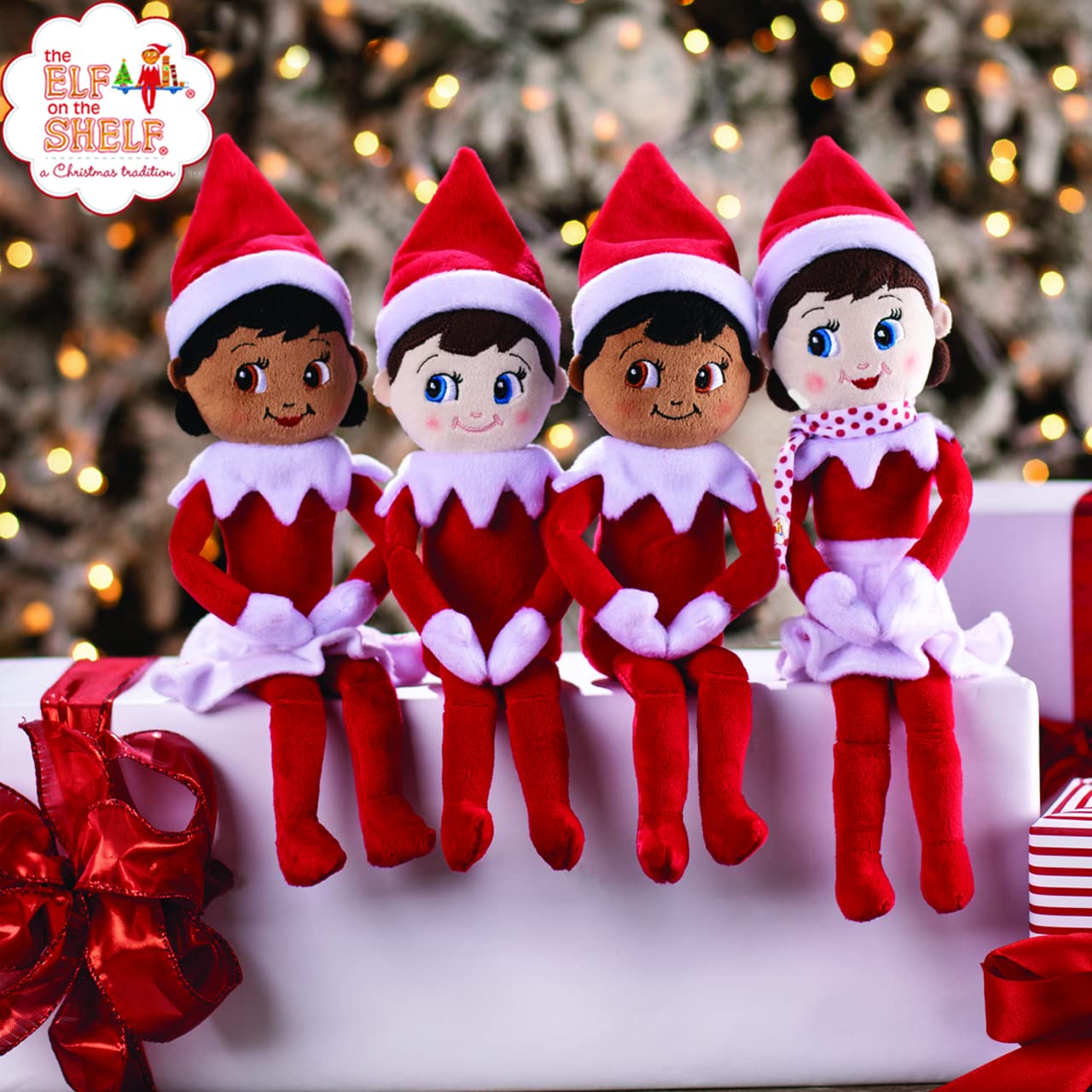 The Elf on the Shelf Plushee Pals Snuggler 12-Inch Girl | Soft Plush Elf Companion