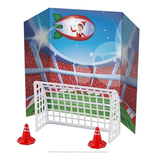 The Elf on the Shelf Polar Props North Pole Pitch Kit – 11-in-1 Elf Soccer Playset (Scout Elf Not Included)