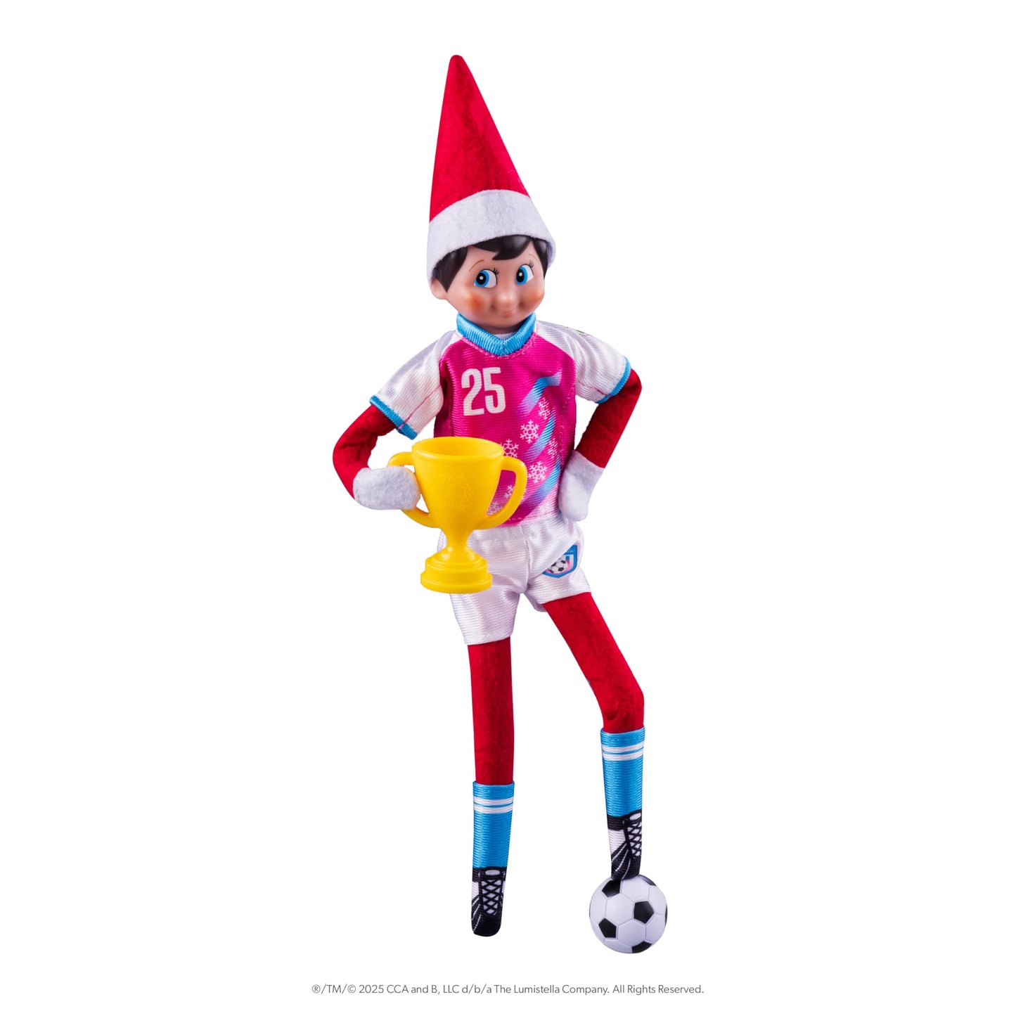 The Elf on the Shelf Polar Props North Pole Pitch Kit – 11-in-1 Elf Soccer Playset (Scout Elf Not Included)