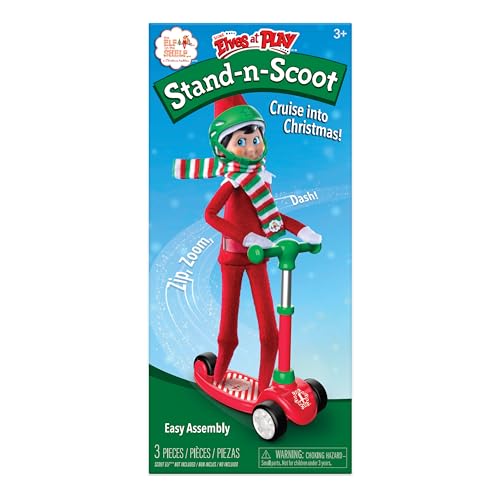 The Elf on the Shelf Stand n Scoot – Plastic Scooter Prop for Silly Christmas Elf Scenes
