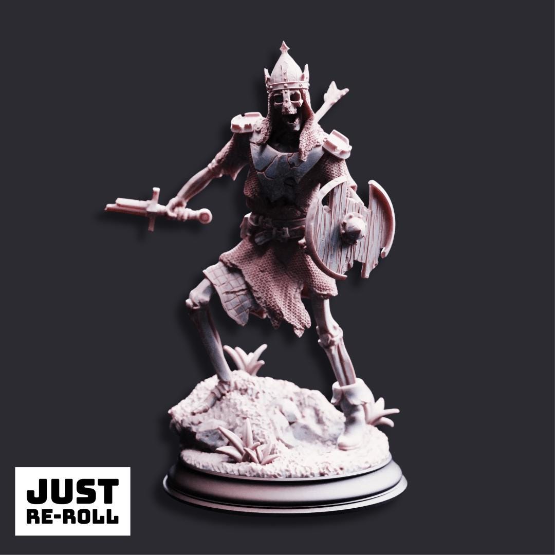 The Fallen & Damned Lost Crusaders - 3D Printed Monster Miniatures