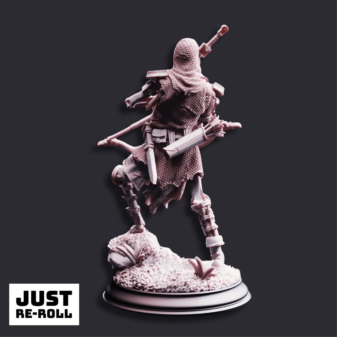 The Fallen & Damned Lost Crusaders - 3D Printed Monster Miniatures