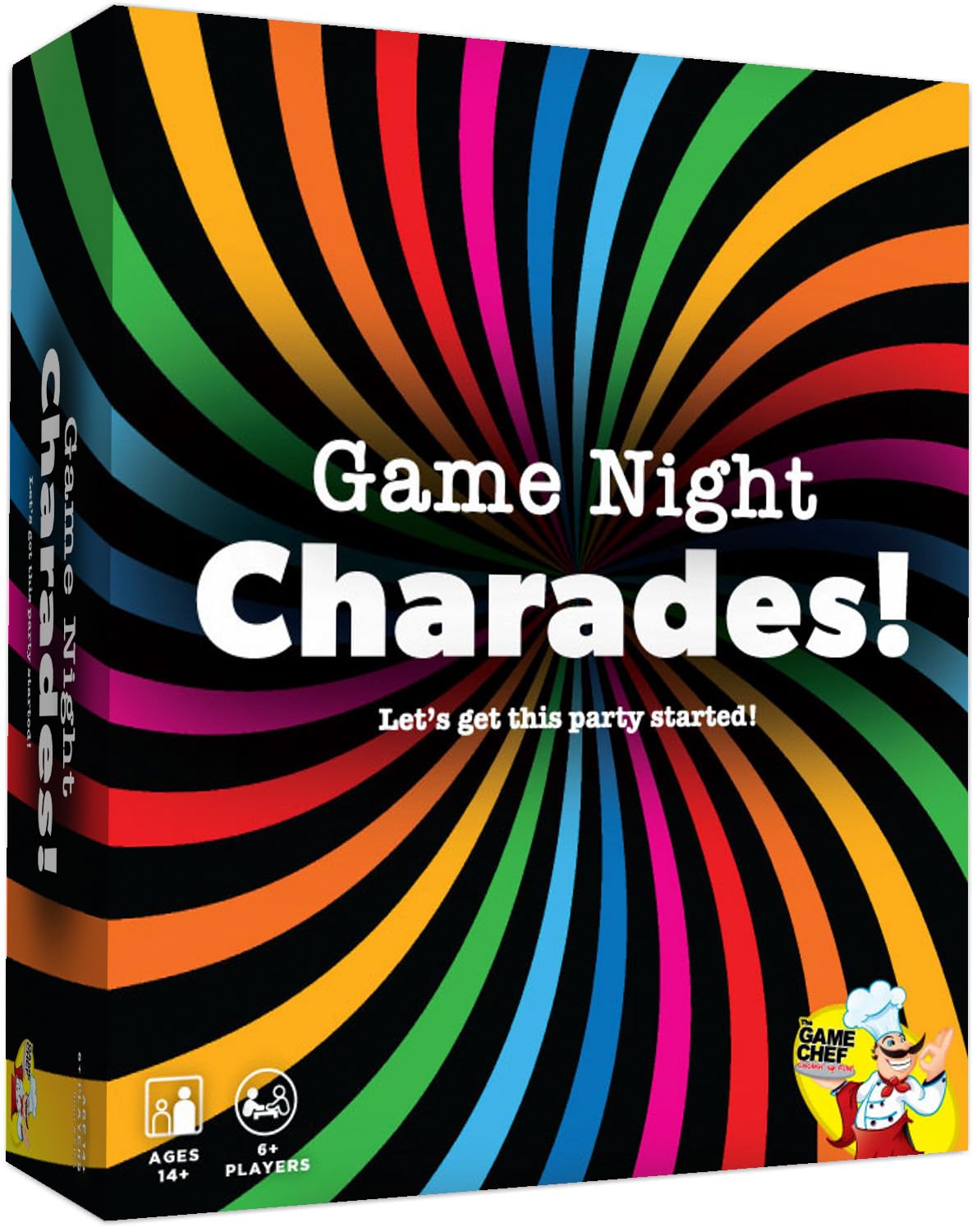 Game Night Charades by The GAME CHEF | 1120 Prompts, 5 Categories, Family Party Game