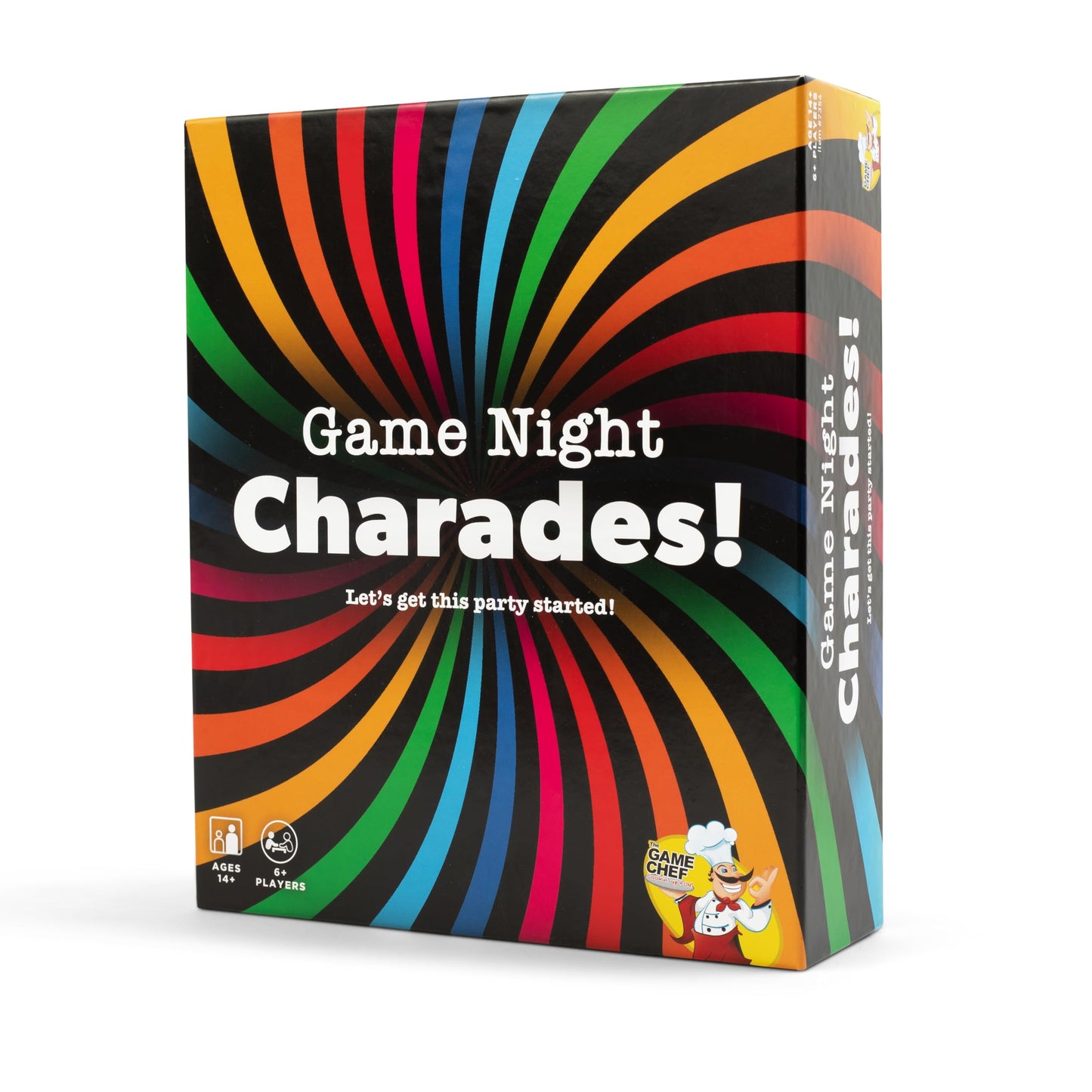 Game Night Charades by The GAME CHEF | 1120 Prompts, 5 Categories, Family Party Game