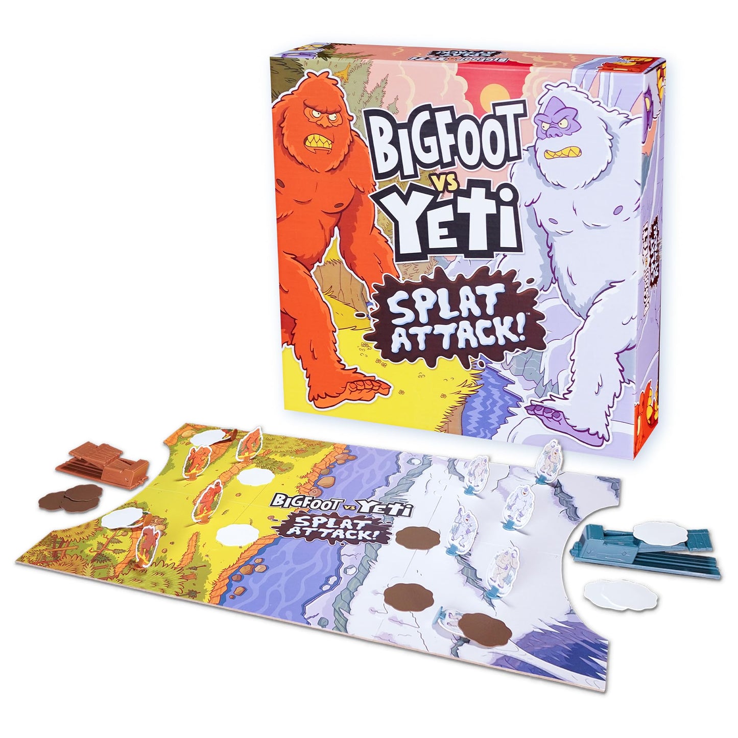 The Good Game Company: Bigfoot vs Yeti Splat Attack — 2-Player Family Catapult Game