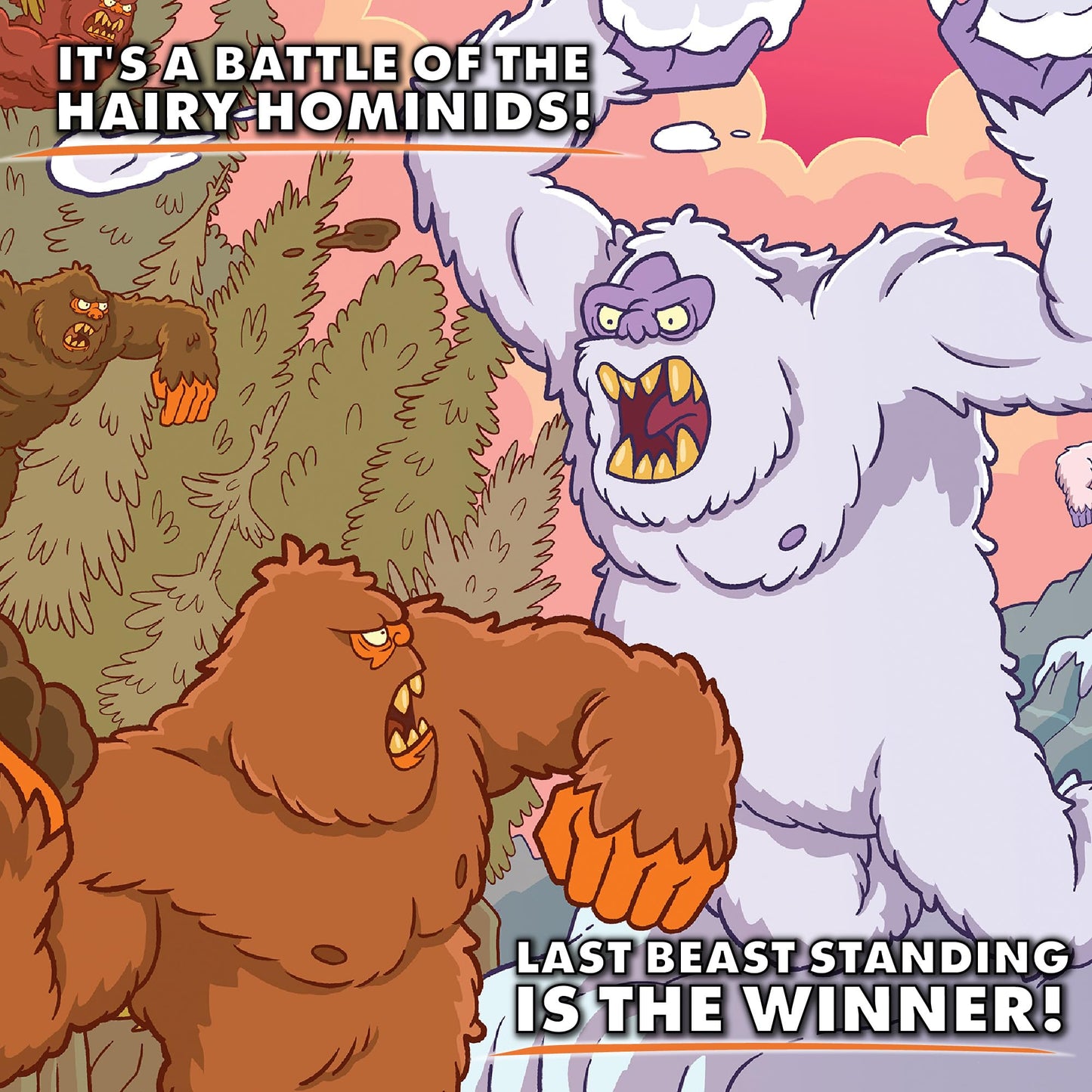 The Good Game Company: Bigfoot vs Yeti Splat Attack — 2-Player Family Catapult Game