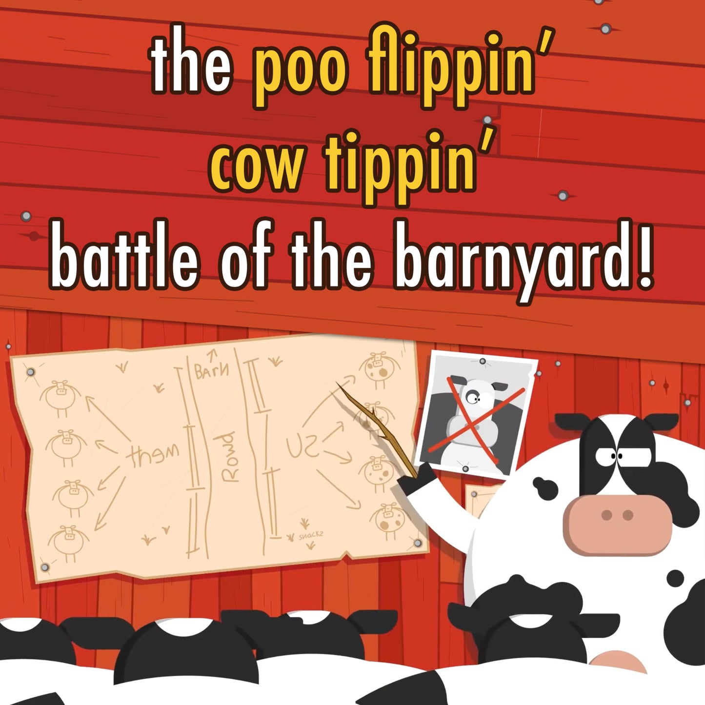 The Good Game Company Cowpie Catapults - Fun Barnyard Board Game for Kids 6+