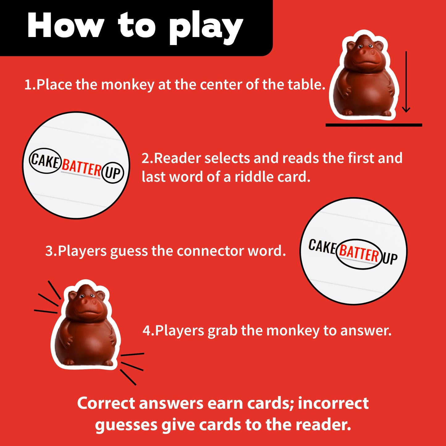 Chunky Monkey Business — Fun Fill-in-the-Blank Word Guessing Party Game by The Good Game Company
