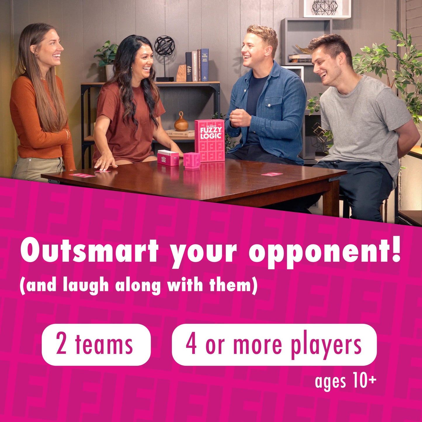 The Good Game Company Fuzzy Logic — Hilariously Challenging Word Guessing Party Game for Ages 10+