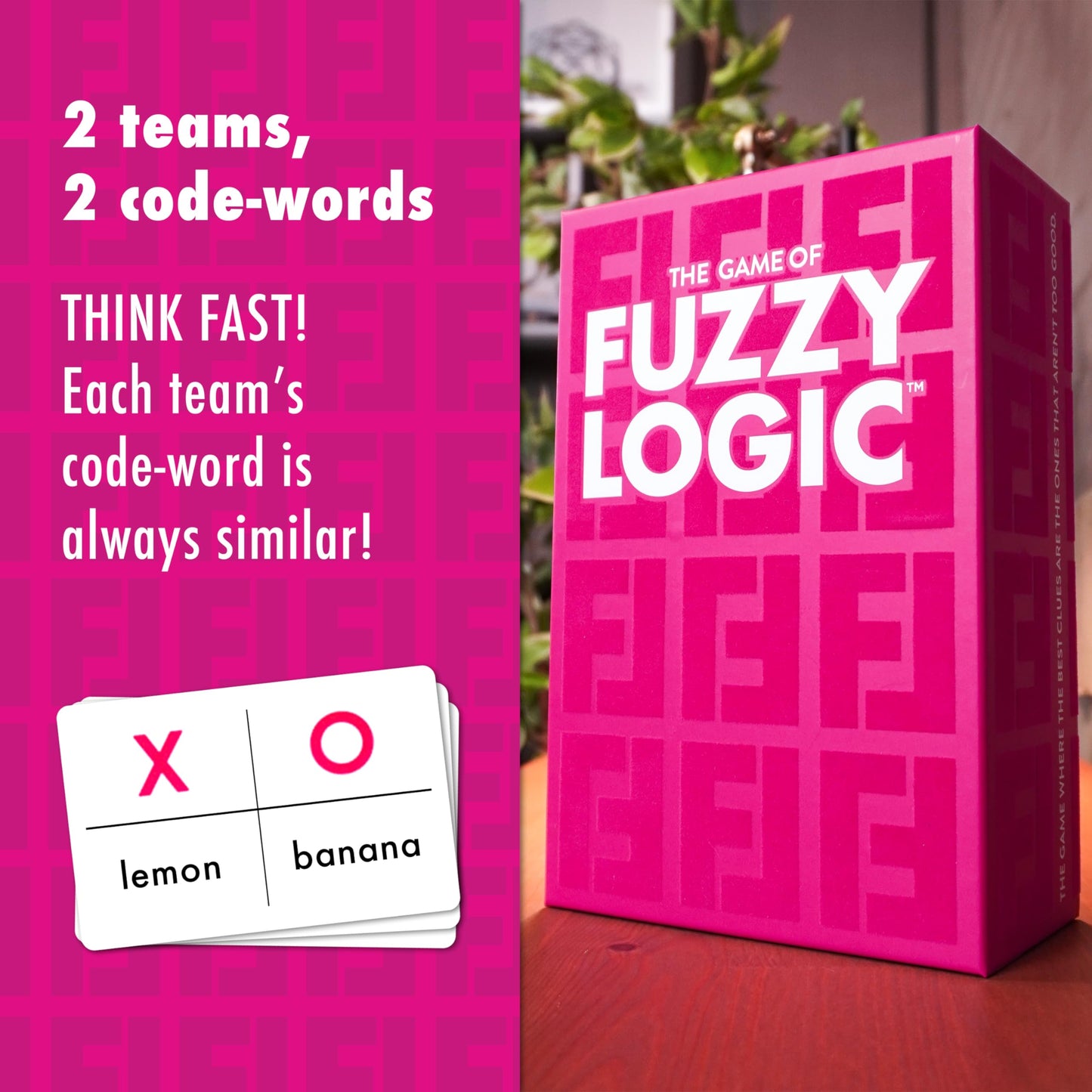 The Good Game Company Fuzzy Logic — Hilariously Challenging Word Guessing Party Game for Ages 10+