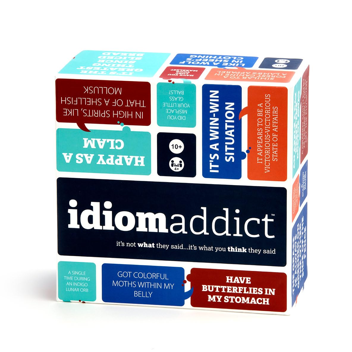 Idiom Addict — 2400 Funny Brain Teasers for 4+ Players | The Good Game Company