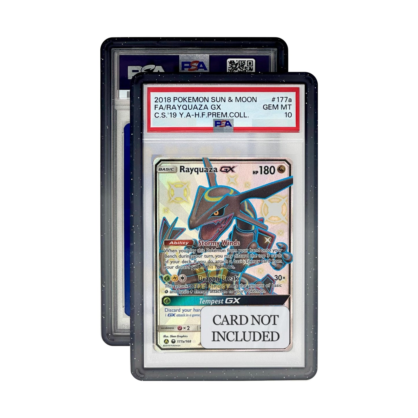 The Hobby Lair Slab Shield: Gradient Edge Protector for PSA Graded Cards (1 Pack Shadow)