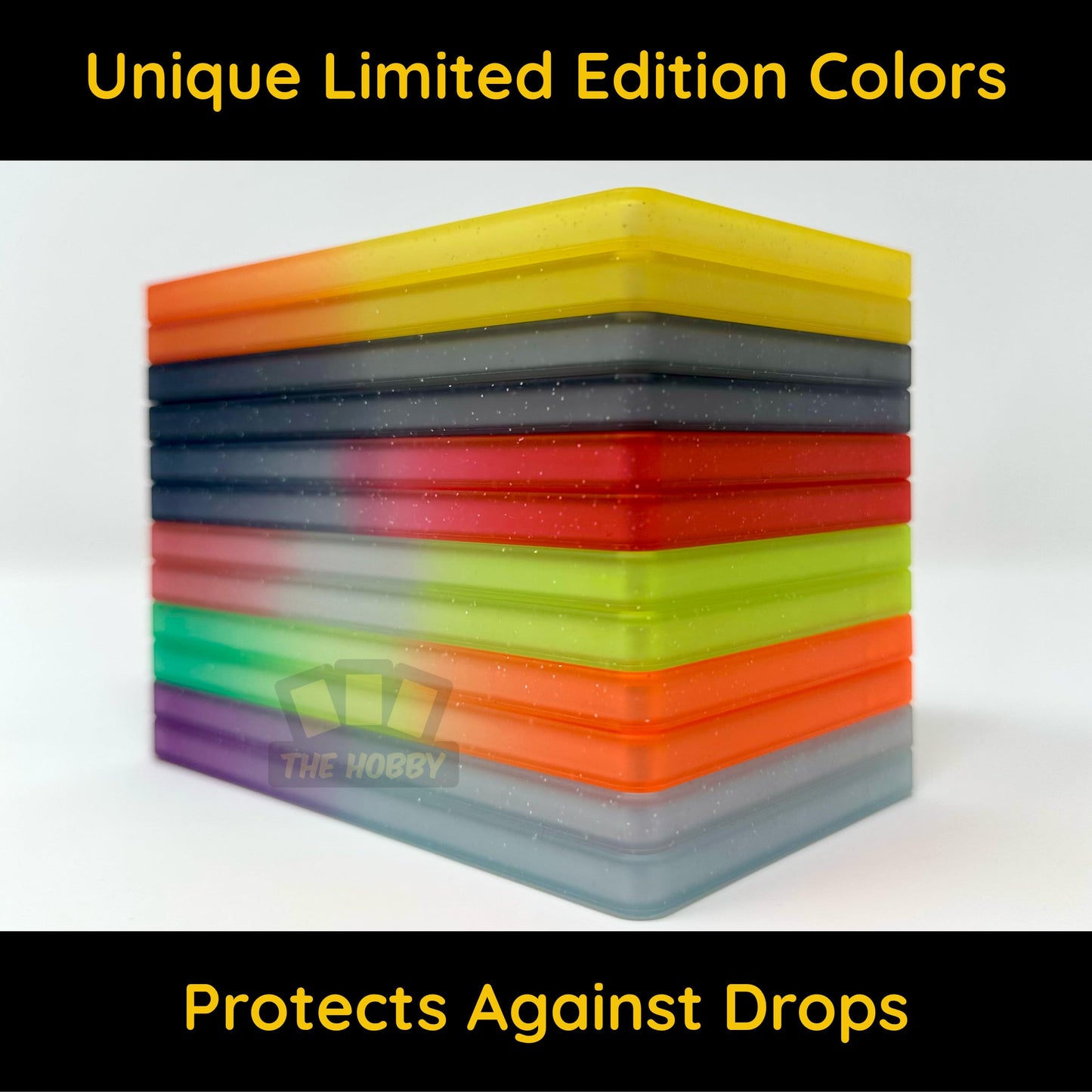 The Hobby Lair Slab Shield for PSA Graded Cards Only | Gradient Rainbow Edge Protector | 1 Pack