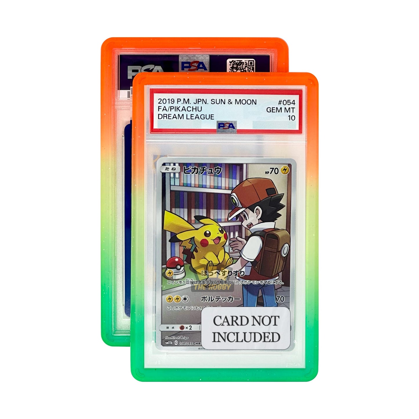 The Hobby Lair Slab Shield for PSA Graded Cards Only | Gradient Rainbow Edge Protector | 1 Pack