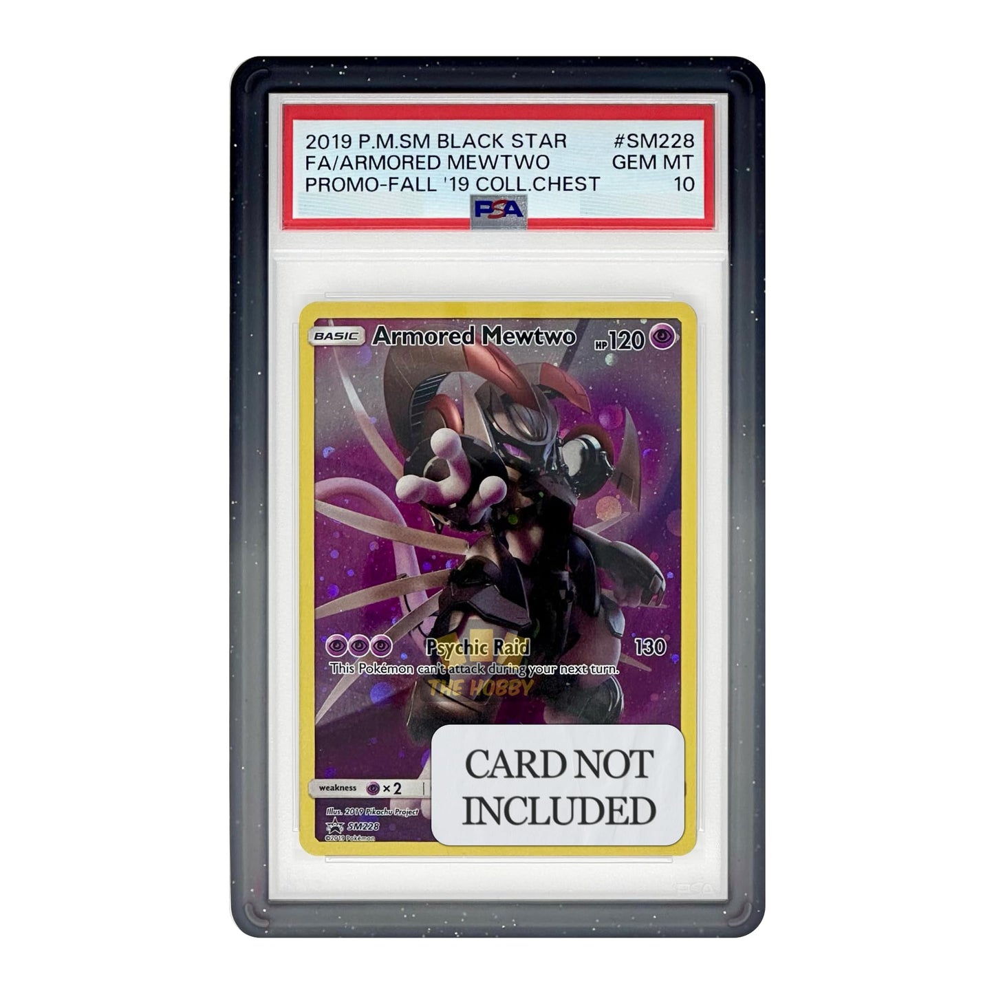 The Hobby Lair Slab Shield: Gradient Edge Protector for PSA Graded Cards (1 Pack Shadow)