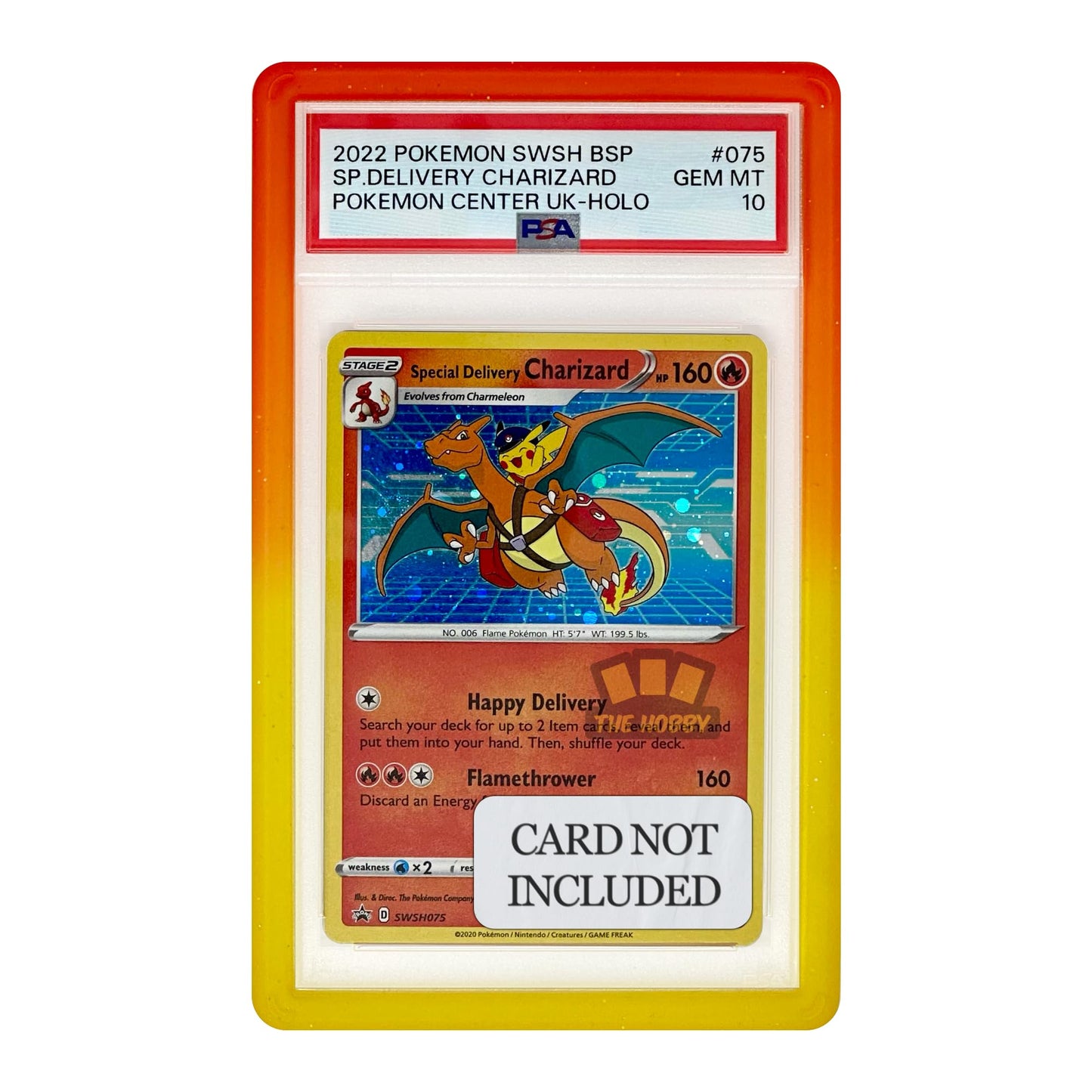 The Hobby Lair Slab Shield Bumper Guard for PSA Graded Cards – Sunrise Gradient | 1 Pack