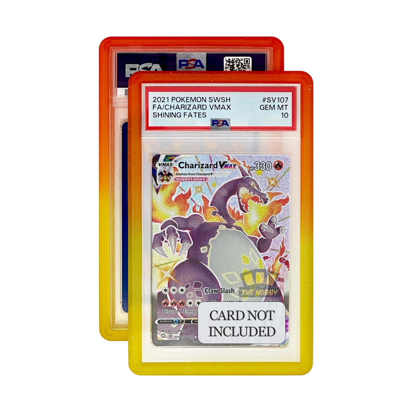 The Hobby Lair Slab Shield Bumper Guard for PSA Graded Cards – Sunrise Gradient | 1 Pack