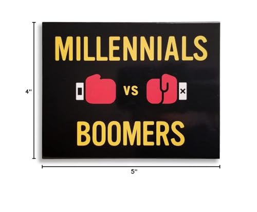 The Imagineering Company Millennials vs Boomers Trivia Card Game | 1,000 Questions Across Five Categories