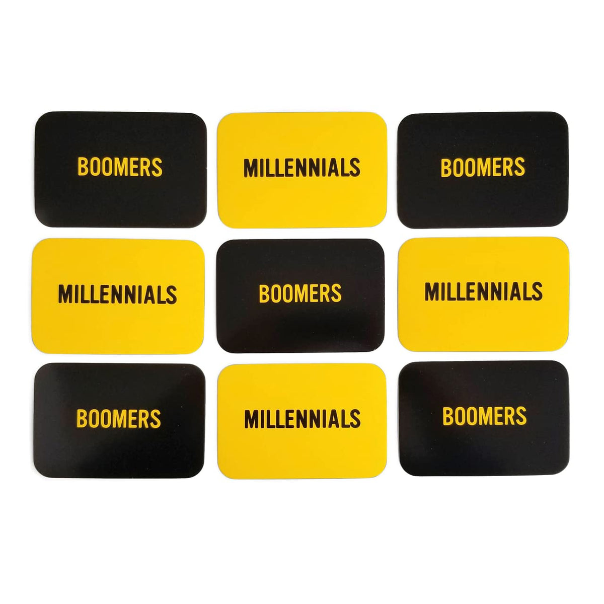 The Imagineering Company Millennials vs Boomers Trivia Card Game | 1,000 Questions Across Five Categories