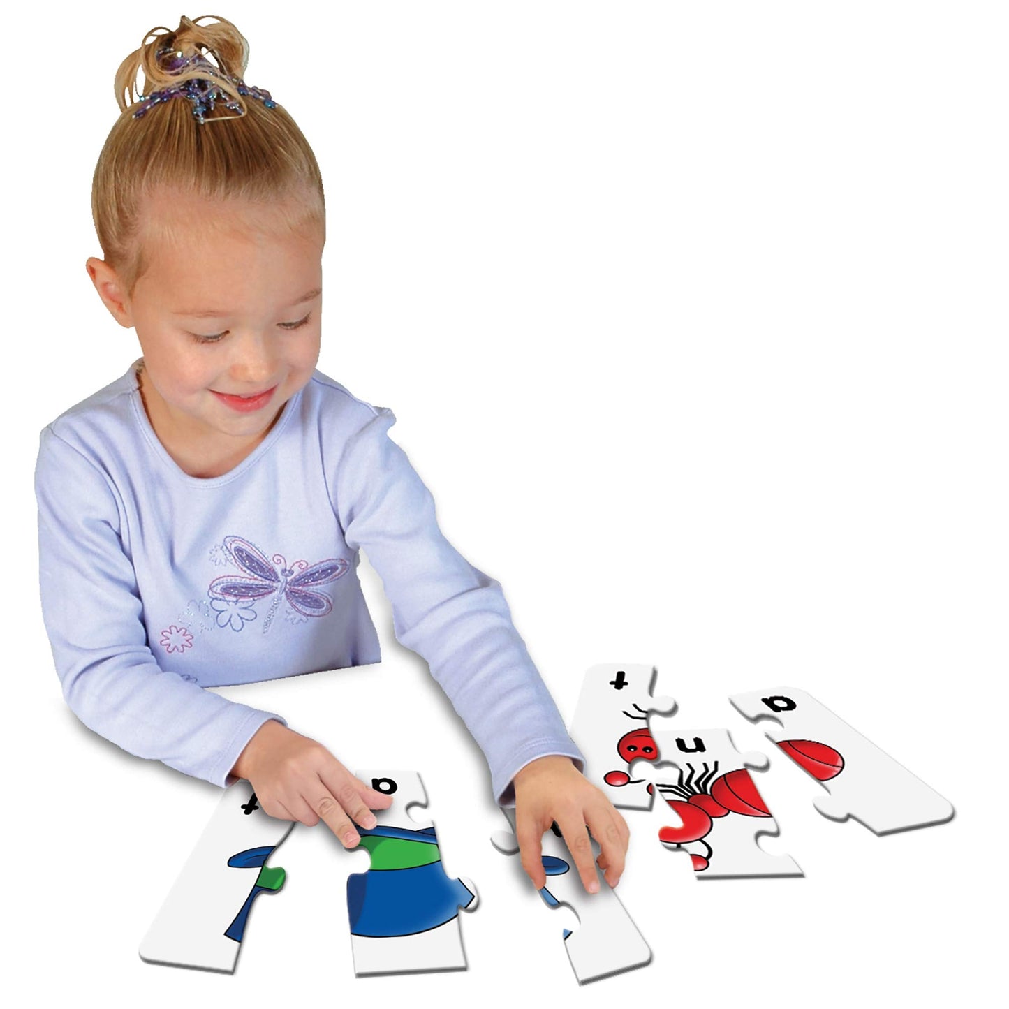 The Learning Journey: Match It! 3 Letter Words – Spelling Puzzles for Kids Aged 3-5