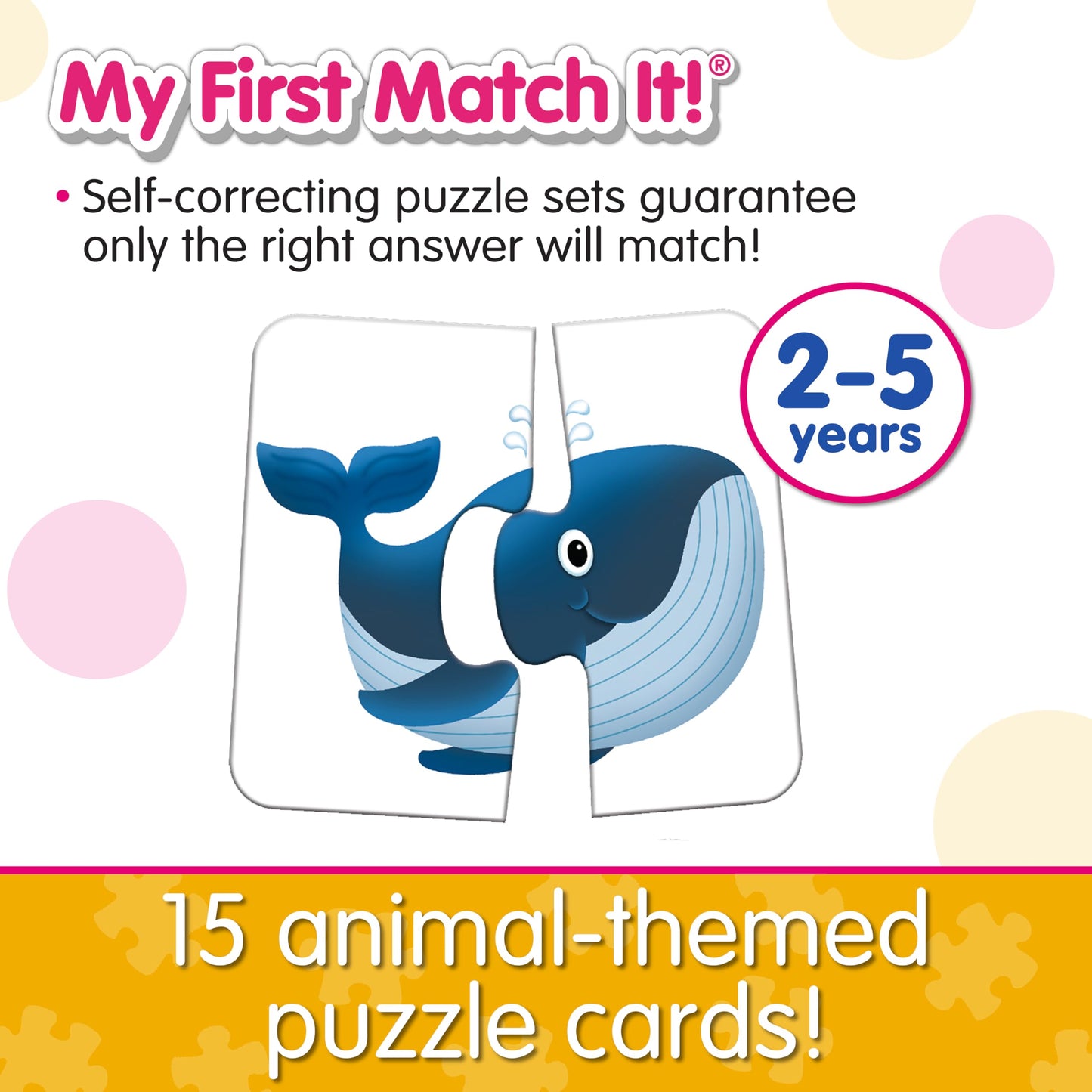 The Learning Journey: My First Match It! Head and Tails – 15 Self-Correcting Animal Puzzles