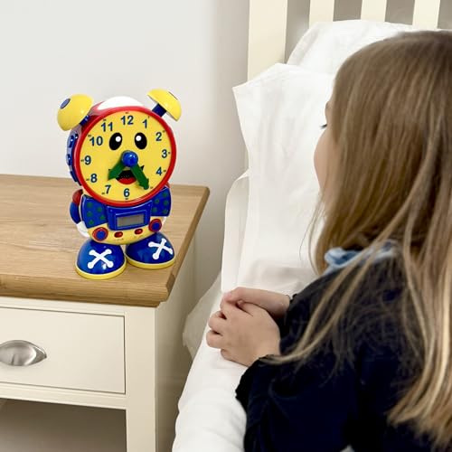 The Learning Journey Telly Teaching Time Clock – Learn Analog & Digital Time