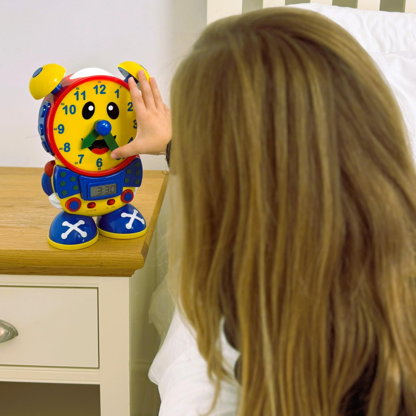 The Learning Journey Telly Teaching Time Clock – Learn Analog & Digital Time