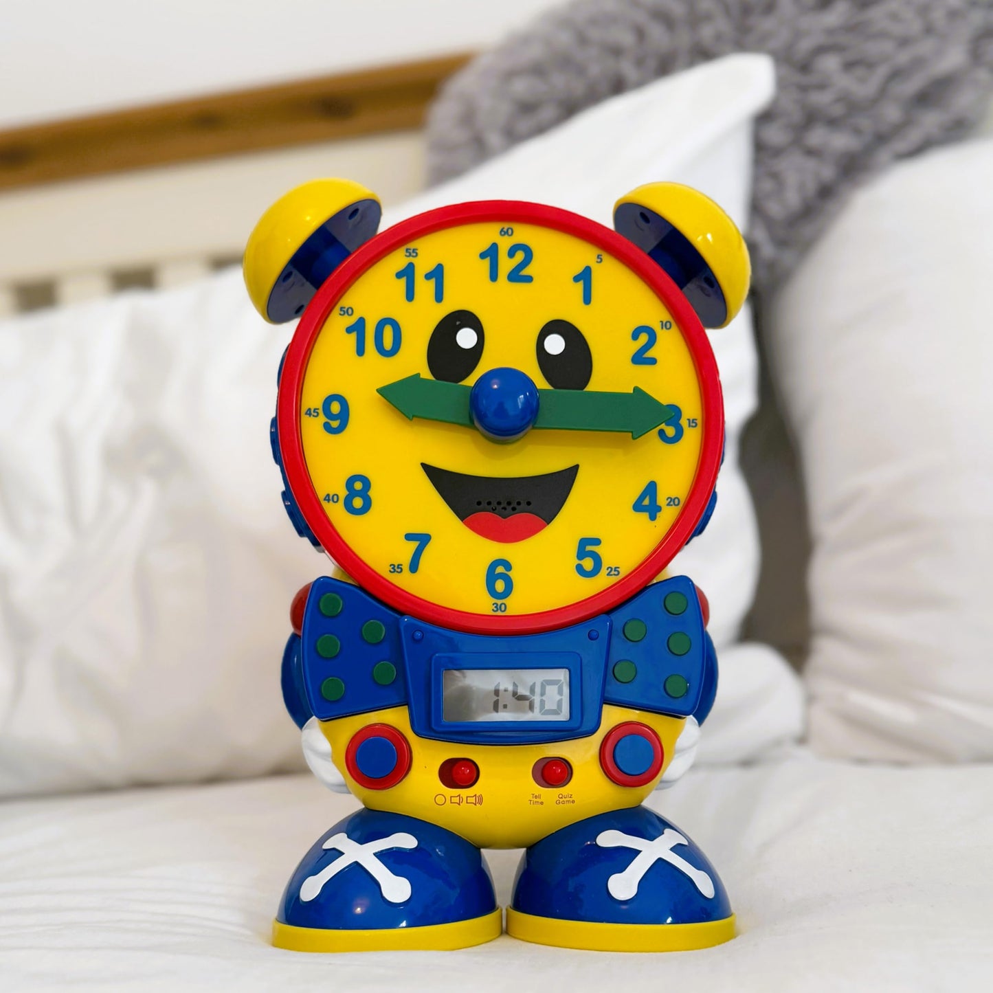 The Learning Journey Telly Teaching Time Clock – Learn Analog & Digital Time