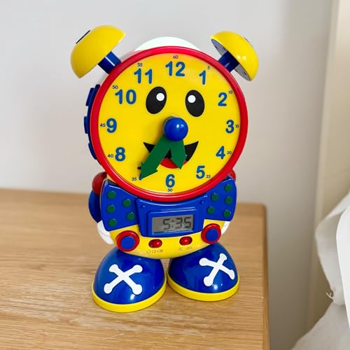 The Learning Journey Telly Teaching Time Clock – Learn Analog & Digital Time