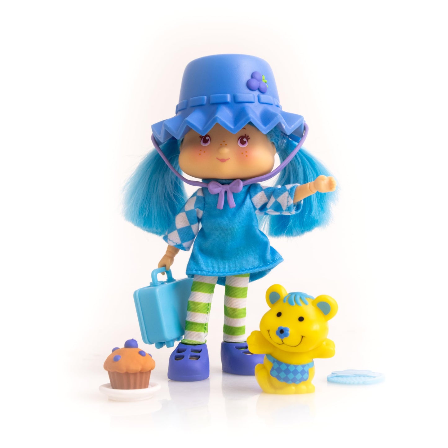 The Loyal Subjects Strawberry Shortcake Blueberry Muffin Fashion Doll - 5.5in