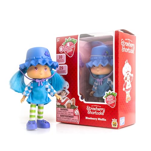The Loyal Subjects Strawberry Shortcake Blueberry Muffin Fashion Doll - 5.5in