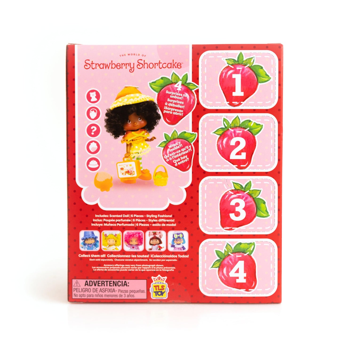 The Loyal Subjects Strawberry Shortcake Orange Blossom Fashion Doll – 5.5in Poseable & Scented