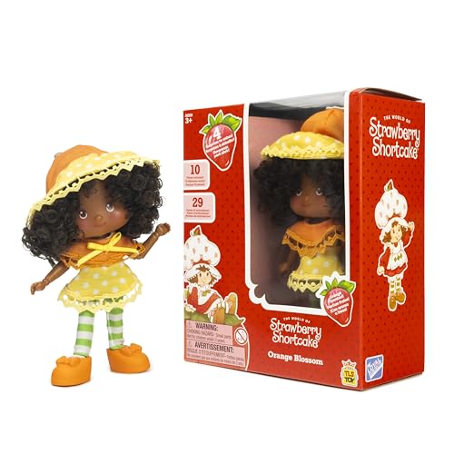 The Loyal Subjects Strawberry Shortcake Orange Blossom Fashion Doll – 5.5in Poseable & Scented