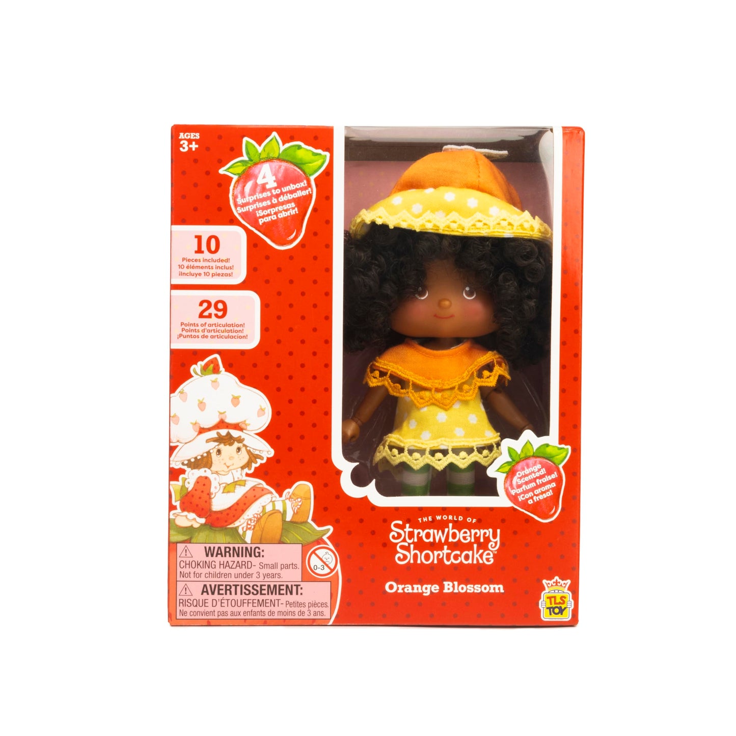 The Loyal Subjects Strawberry Shortcake Orange Blossom Fashion Doll – 5.5in Poseable & Scented