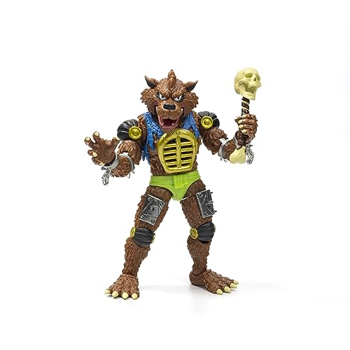 The Loyal Subjects TMNT BST AXN Rahzar 6-Inch Action Figure | Collectible Mutant Wolf