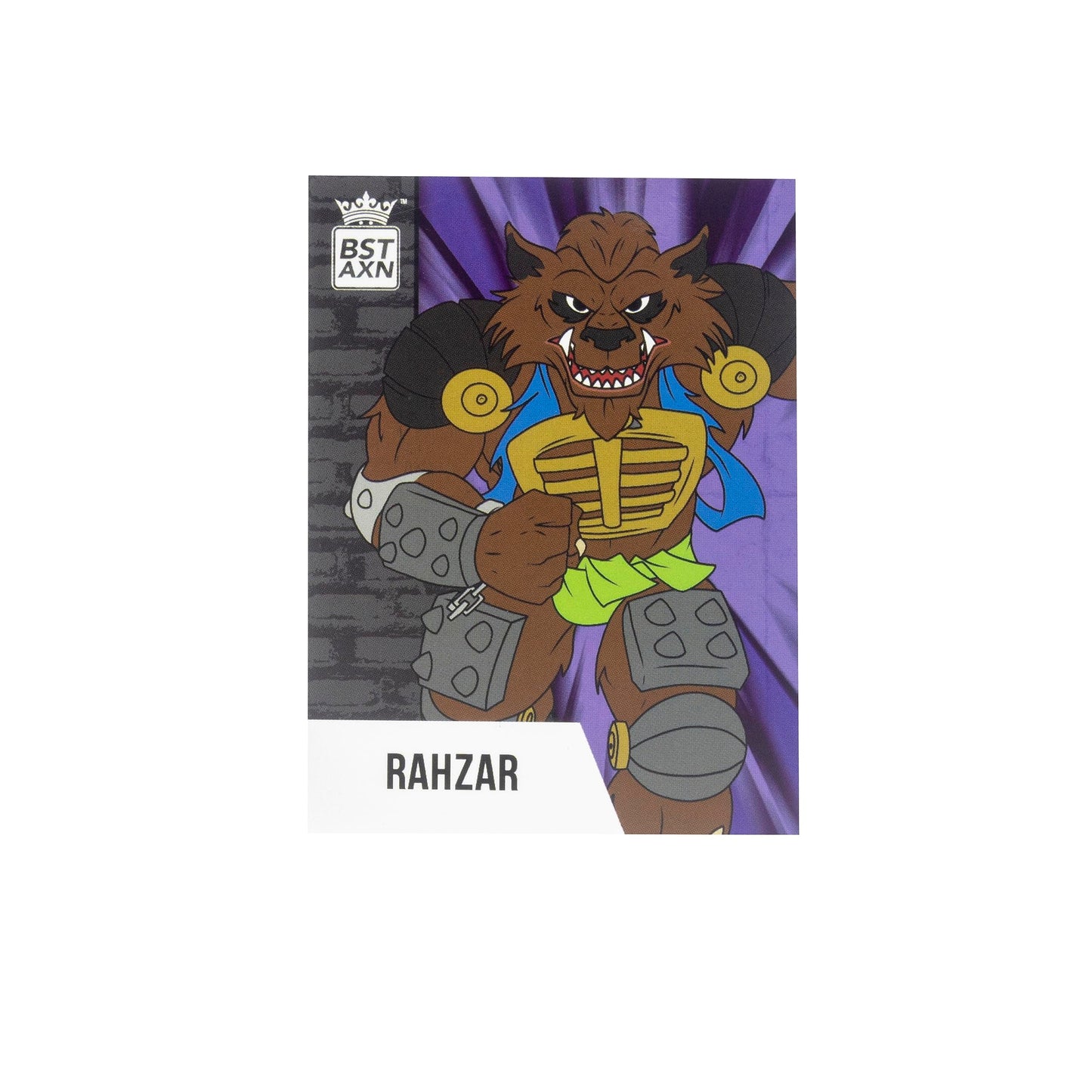 The Loyal Subjects TMNT BST AXN Rahzar 6-Inch Action Figure | Collectible Mutant Wolf