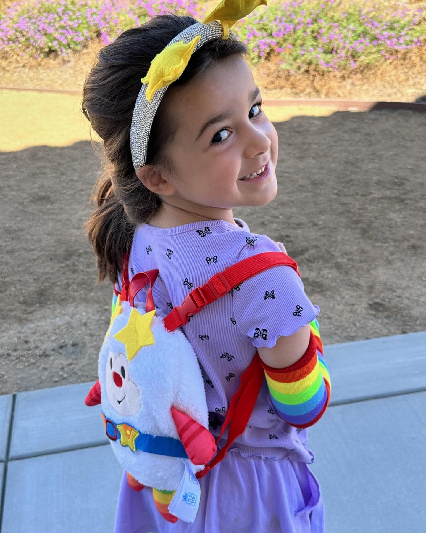 The Loyal Subjects Rainbow Brite Twink Dress Up Set – Plush Backpack, Star Headband & Rainbow Arm Warmers
