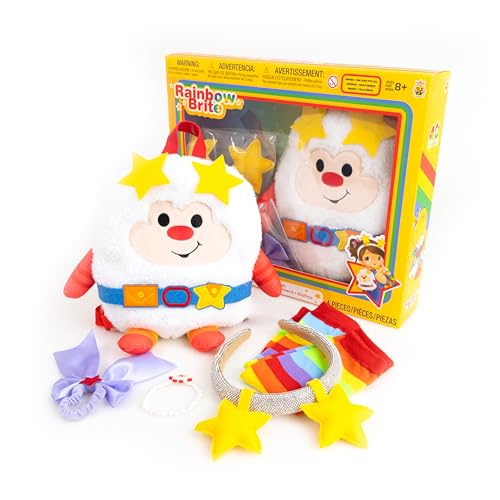 The Loyal Subjects Rainbow Brite Twink Dress Up Set – Plush Backpack, Star Headband & Rainbow Arm Warmers