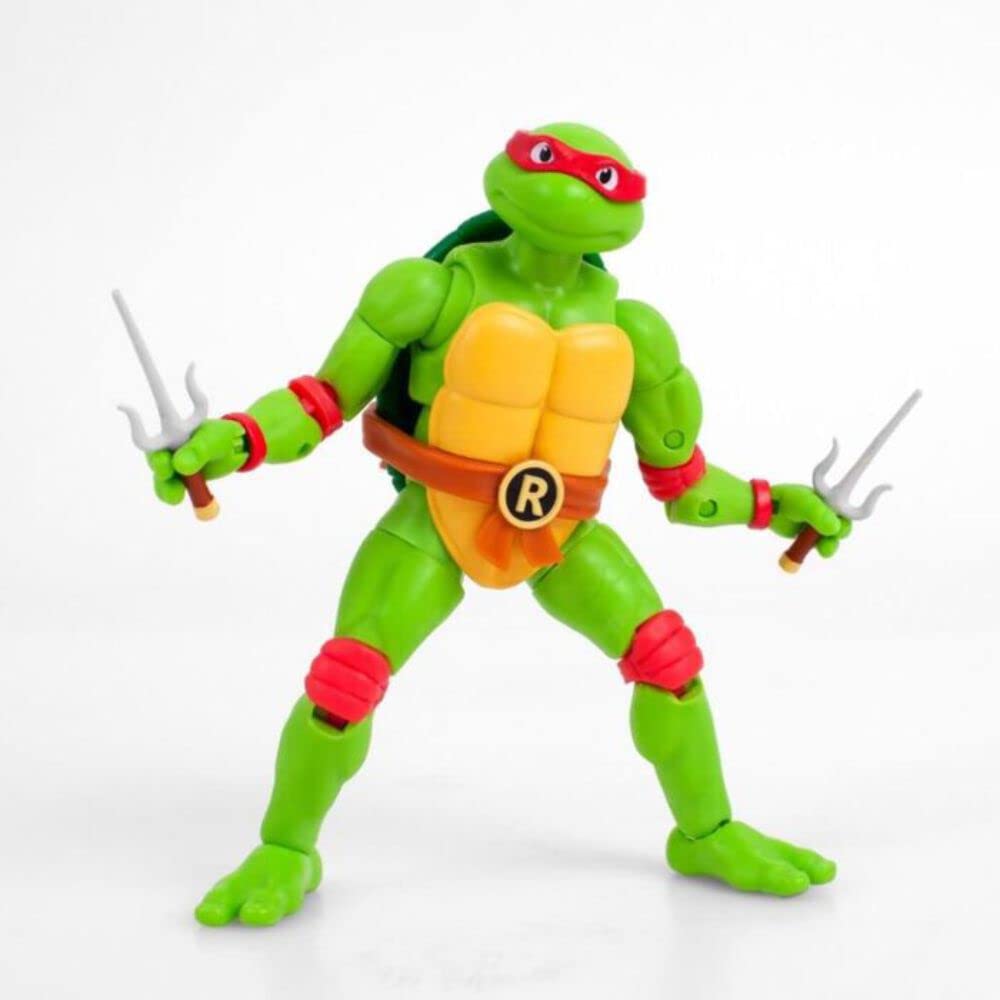 Loyal Subjects BST AXN Raphael 5-Inch TMNT Action Figure – Collectible Display