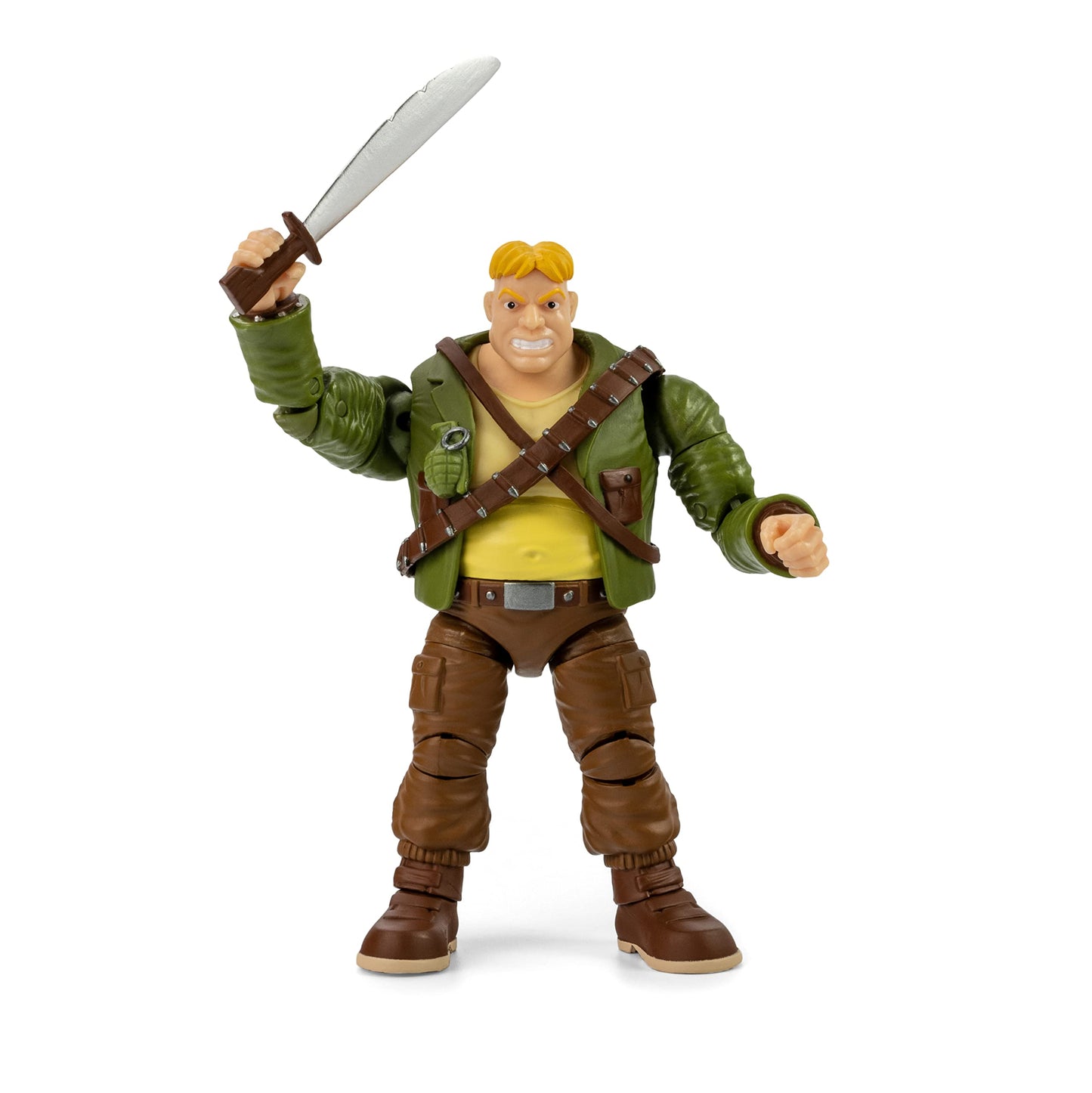 The Loyal Subjects BST AXN Rocksteady 5in Action Figure with Accessories – TMNT