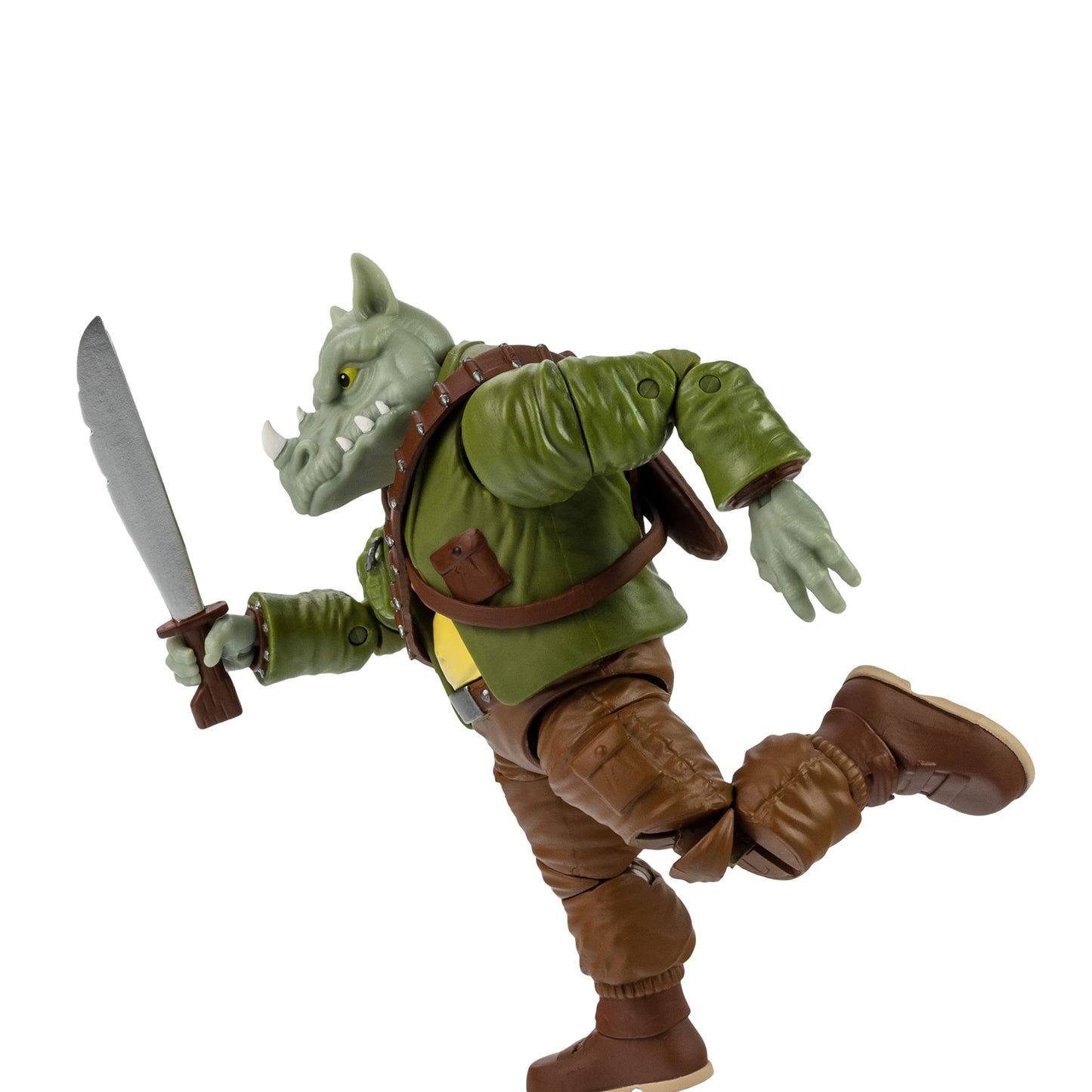 The Loyal Subjects BST AXN Rocksteady 5in Action Figure with Accessories – TMNT