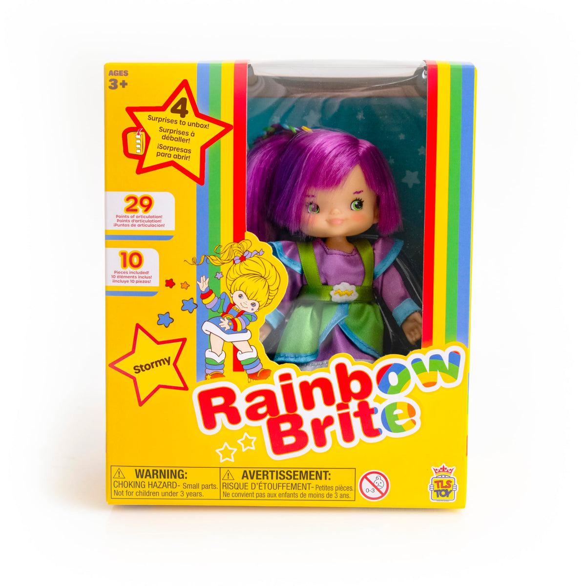 The Loyal Subjects Rainbow Brite Stormy Fashion Doll – 5.5-Inch Poseable Collectible