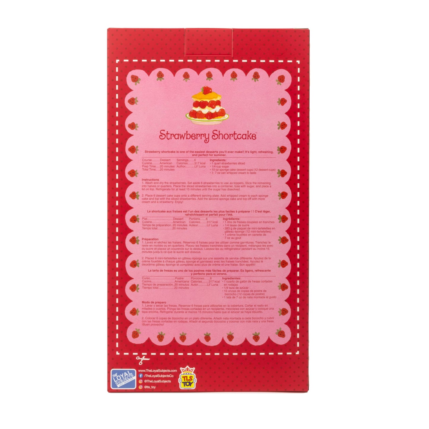 The Loyal Subjects Strawberry Shortcake 14-Inch Doll | Soft Plush Rag Doll