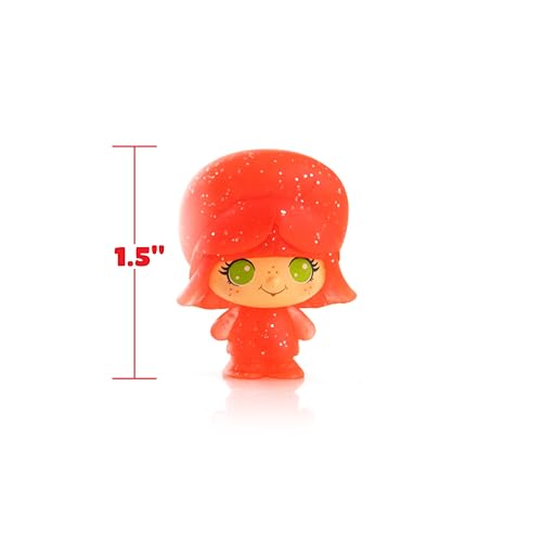 The Loyal Subjects Strawberry Shortcake Berry Besties Glitter 5-Pack – 1.5in Cheebee Figures