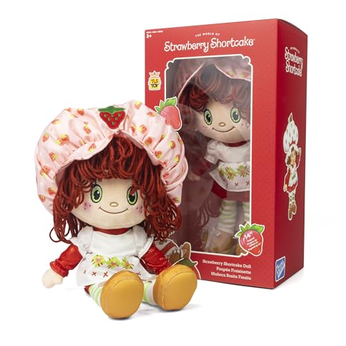 The Loyal Subjects Strawberry Shortcake 14-Inch Doll | Soft Plush Rag Doll